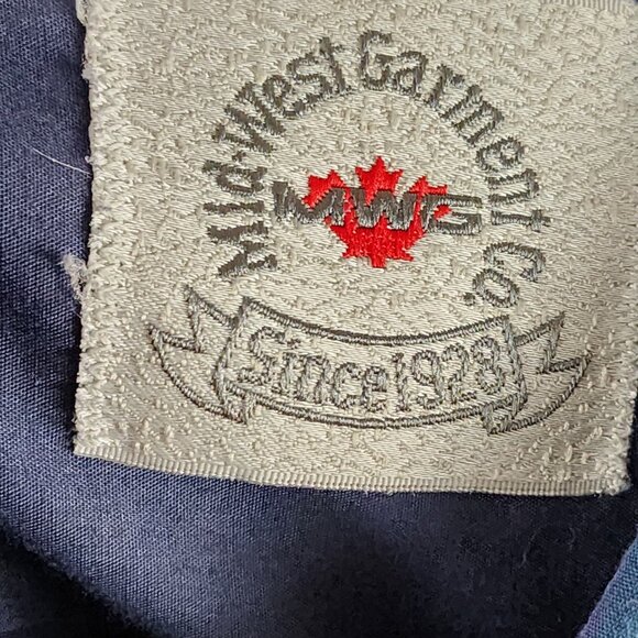 MWG Mid West Garment Red Plaid Snap Front Western Shirt - Picture 3 of 3